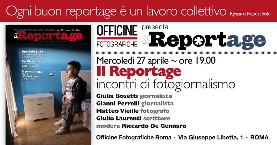 Invito Reportage 27 aprile